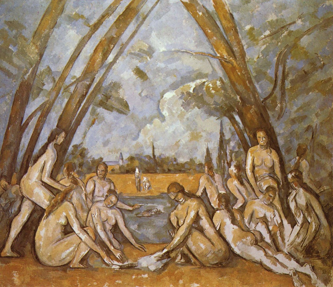 The Large Bathers by Paul Cézanne