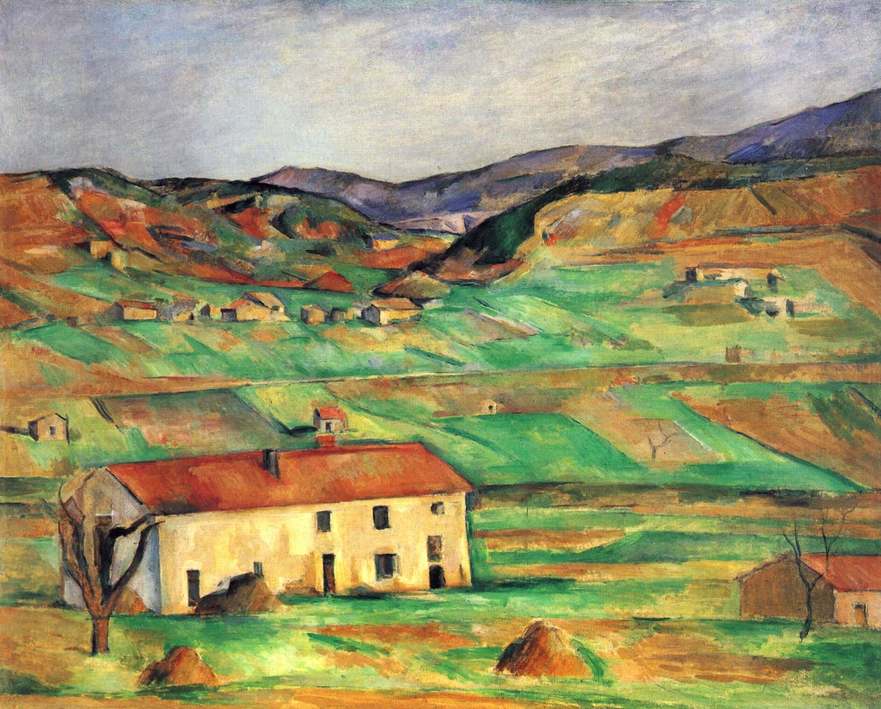 Siege of Gardanne by Paul Cézanne