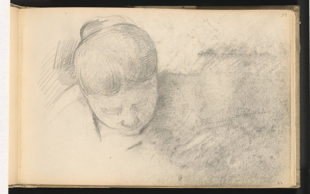 Woman Leaning Forward, 1890-1894 by Paul Cézanne
