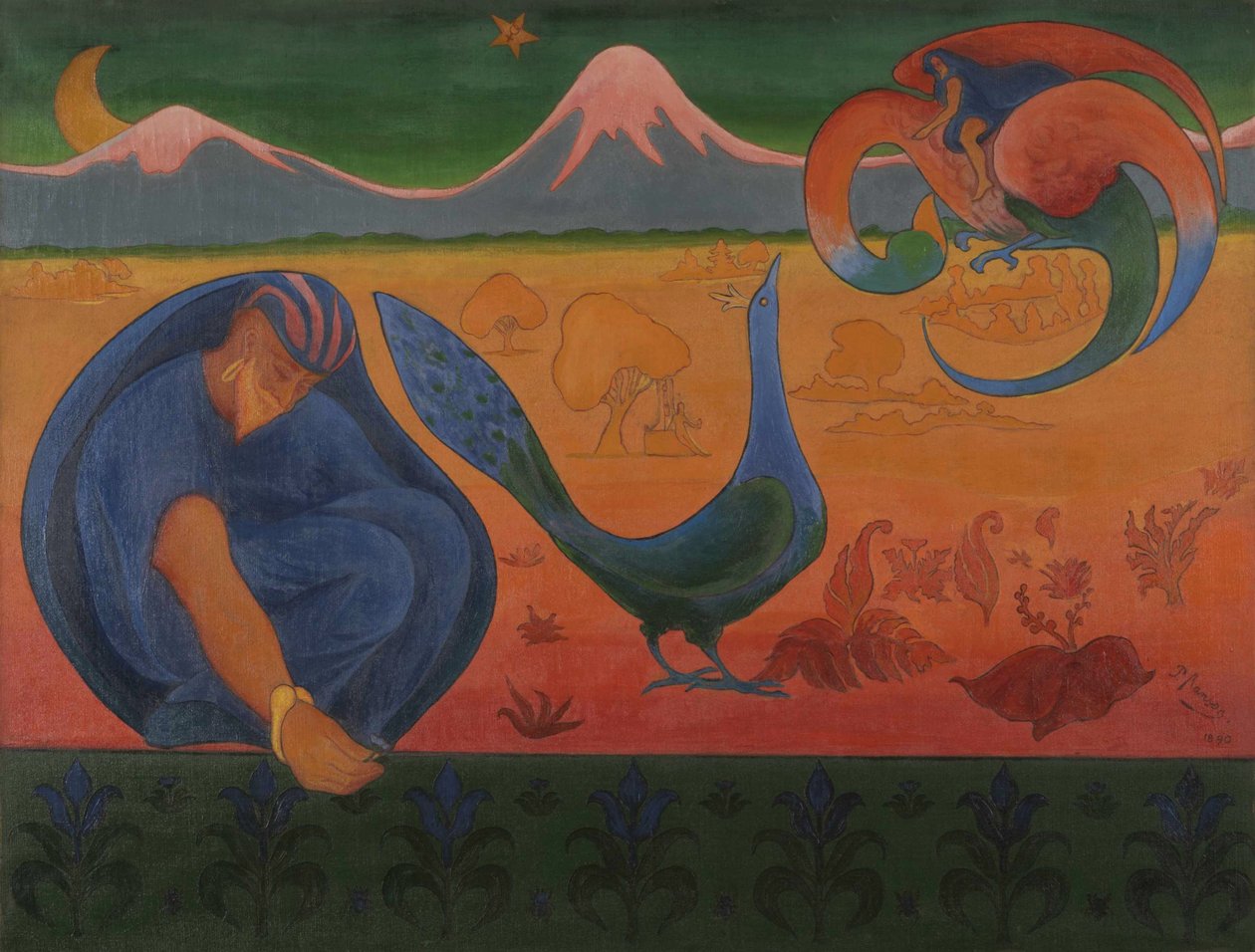 The Nabique Landscape, 1890 by Paul Elie Ranson