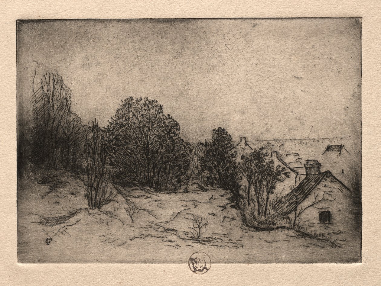 Six Etchings: Vesnots, Auvers on the Oise, 1895 by Paul Gachet