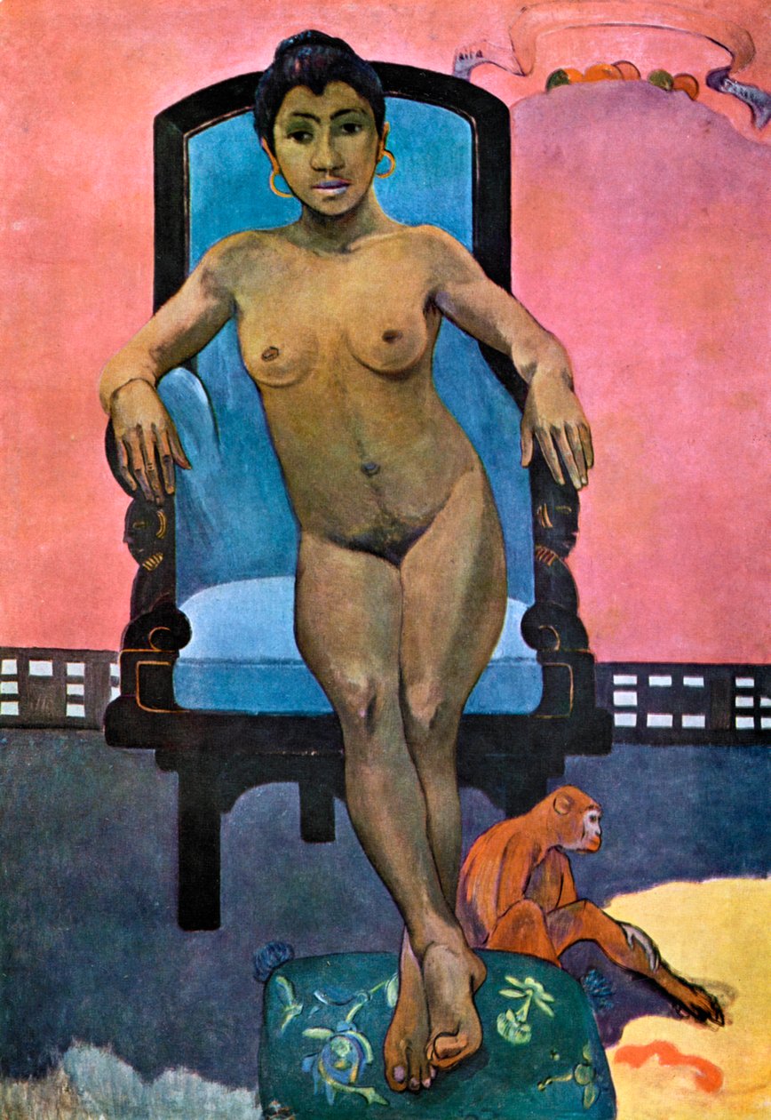 Aita Tamari vahina Judith te Parari Annah the Javanese by Paul Gauguin