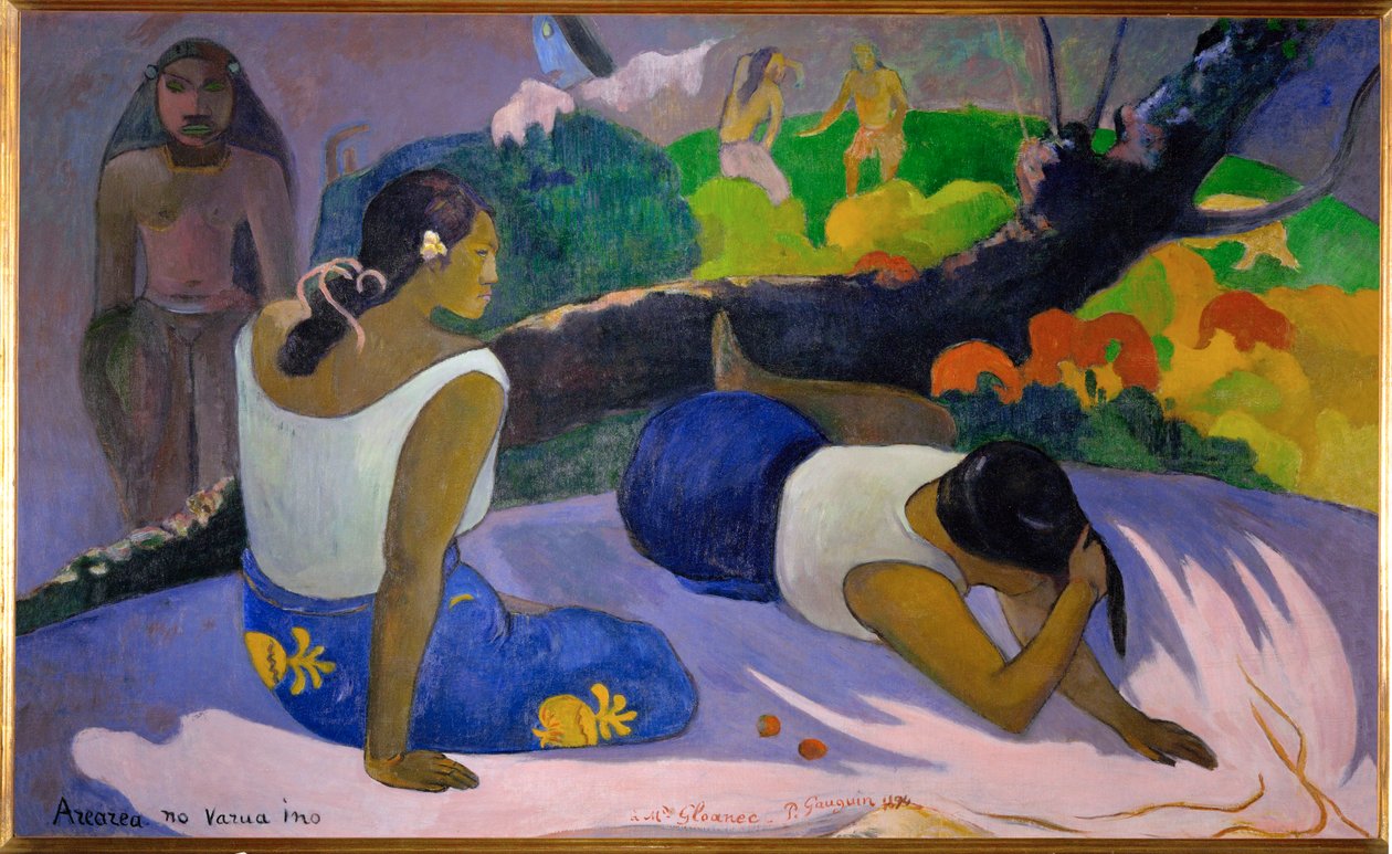 Joyousness of the Evil Spirit by Paul Gauguin