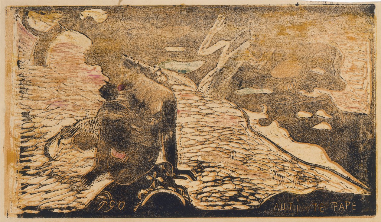 Auti Te Pape, 1893-94 by Paul Gauguin