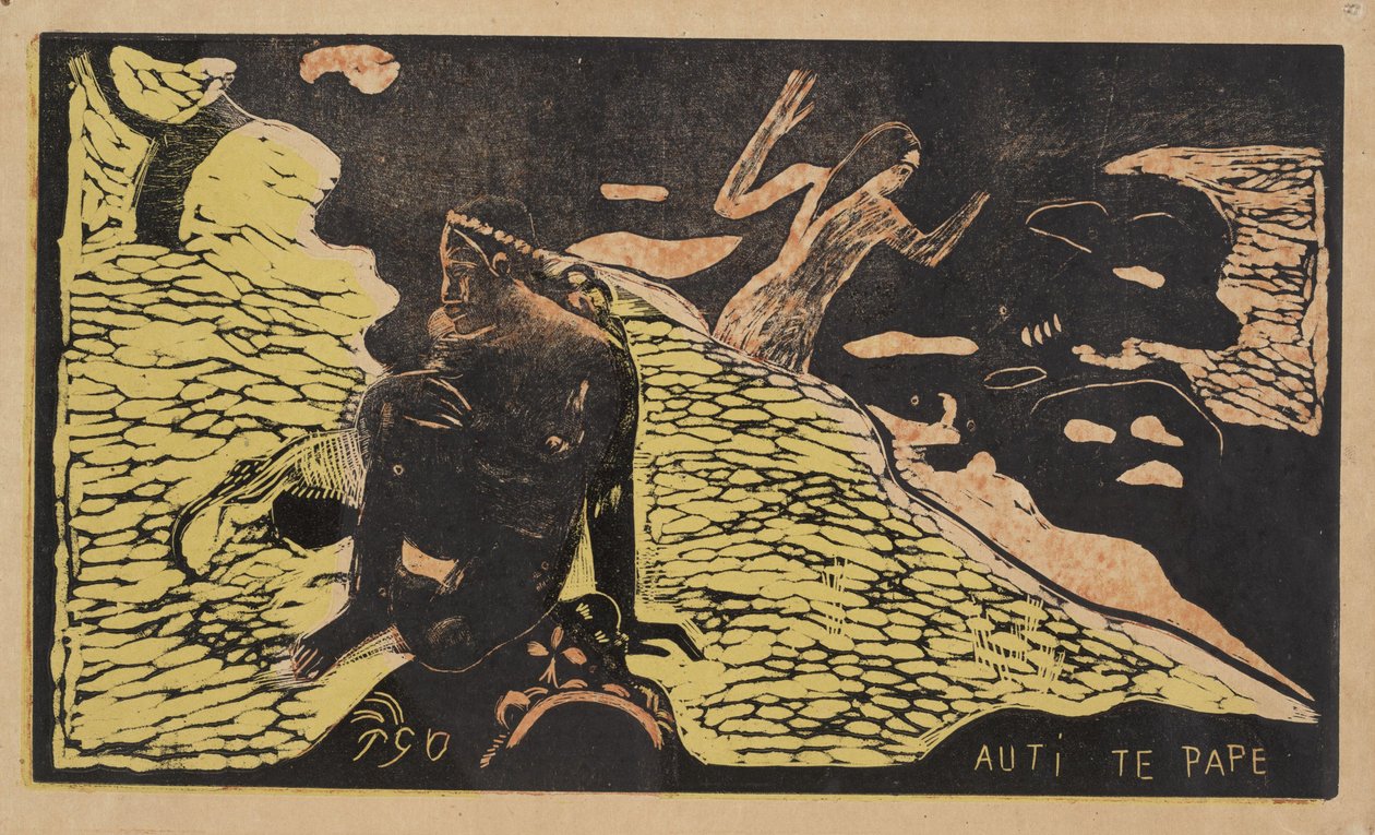 Auti Te Pape Women at the River From the Series Noa Noa, 1893-1894 by Paul Gauguin