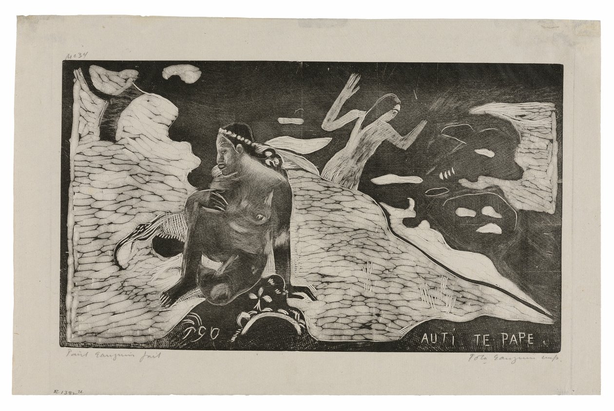 Women at the River from the Noa Noa Suite by Paul Gauguin
