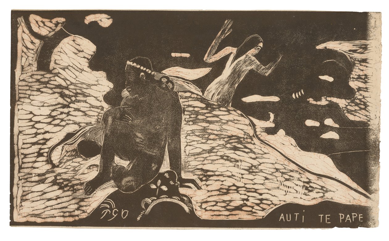 Auti te pape (Women at the River), from the Noa Noa Suite by Paul Gauguin