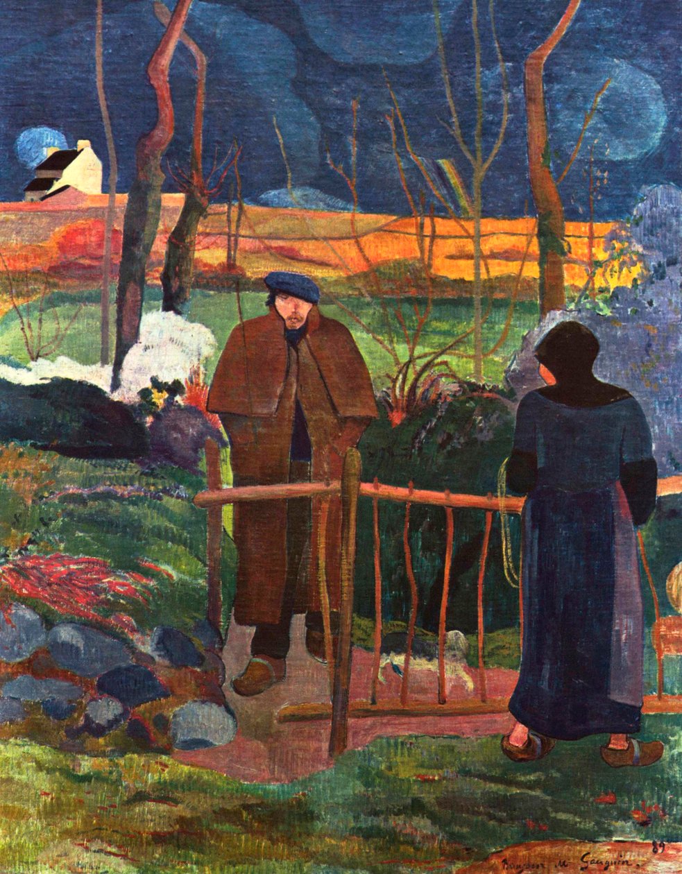 Bonjour Monsieur Gauguin by Paul Gauguin
