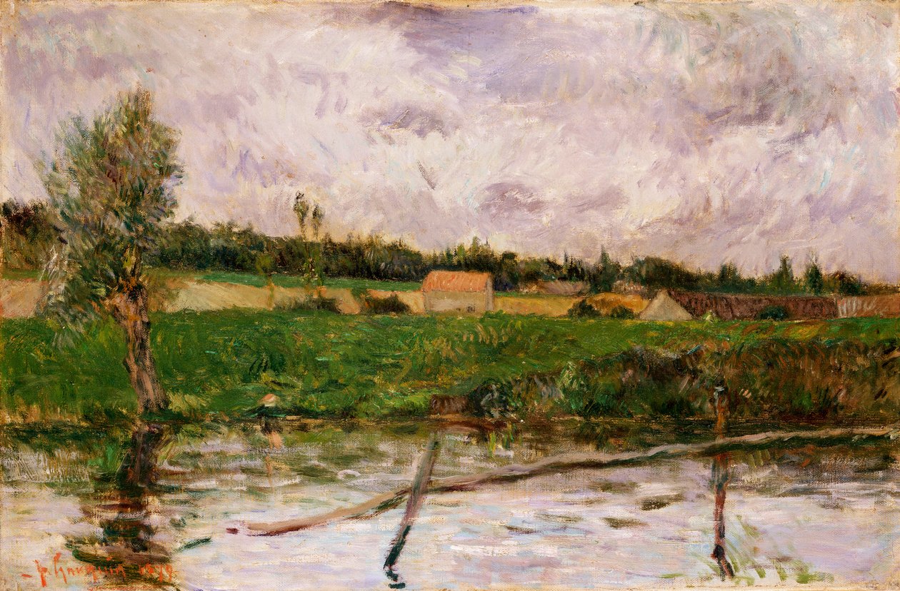 Brittany Countryside by Paul Gauguin
