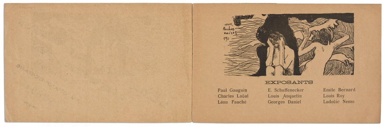 Catalogue of the Exhibition of Paintings by the Impressionist and Synthesist Group by Paul Gauguin