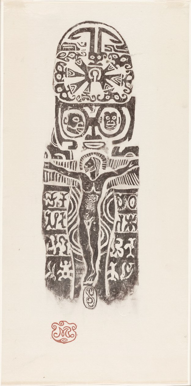 Christ on the Cross by Paul Gauguin