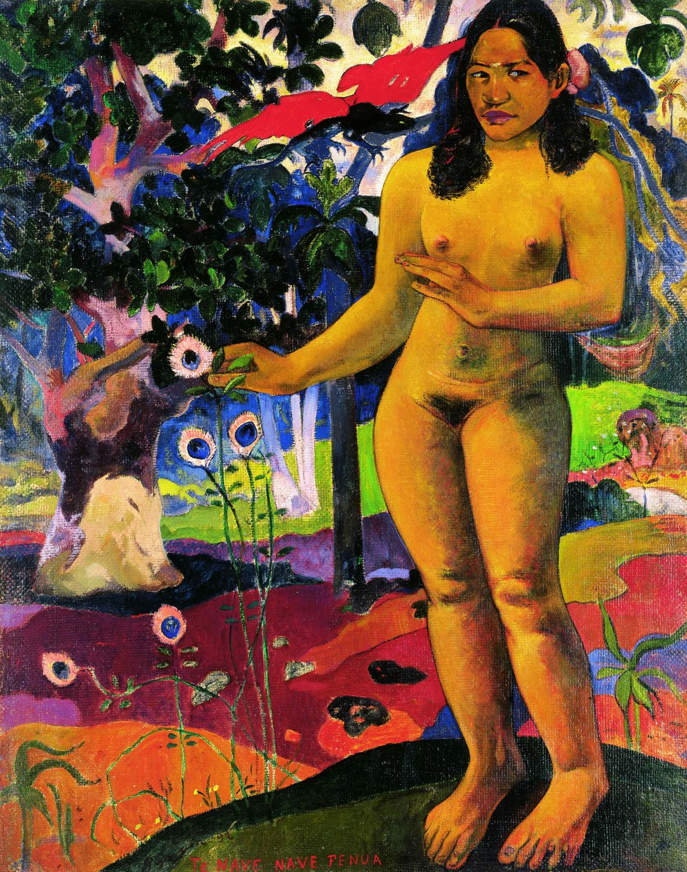 Delightful Land Te Nave Nave Fenua, 1892 by Paul Gauguin