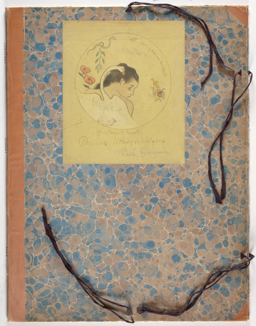 Design for a Plate - Leda by Paul Gauguin