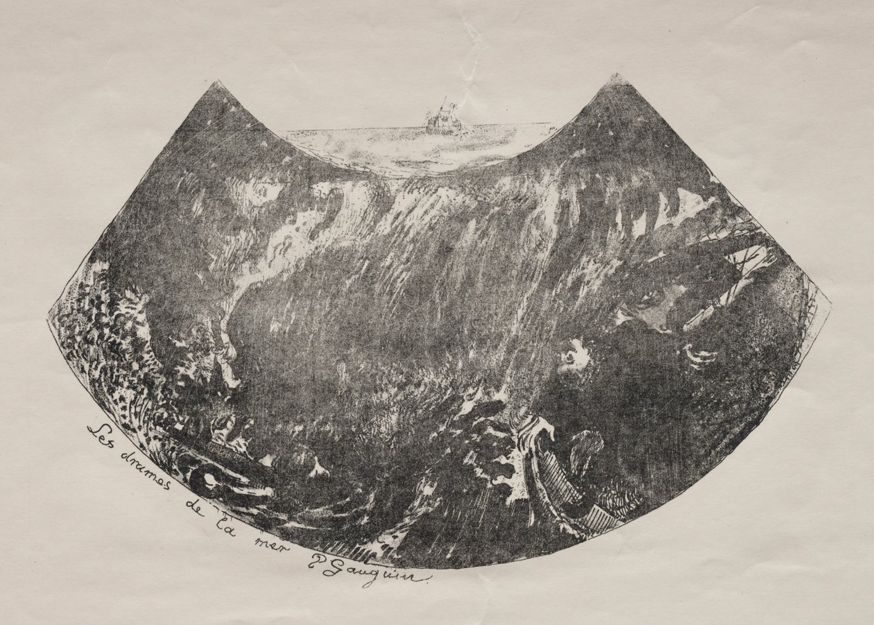 Dramas of the Sea by Paul Gauguin