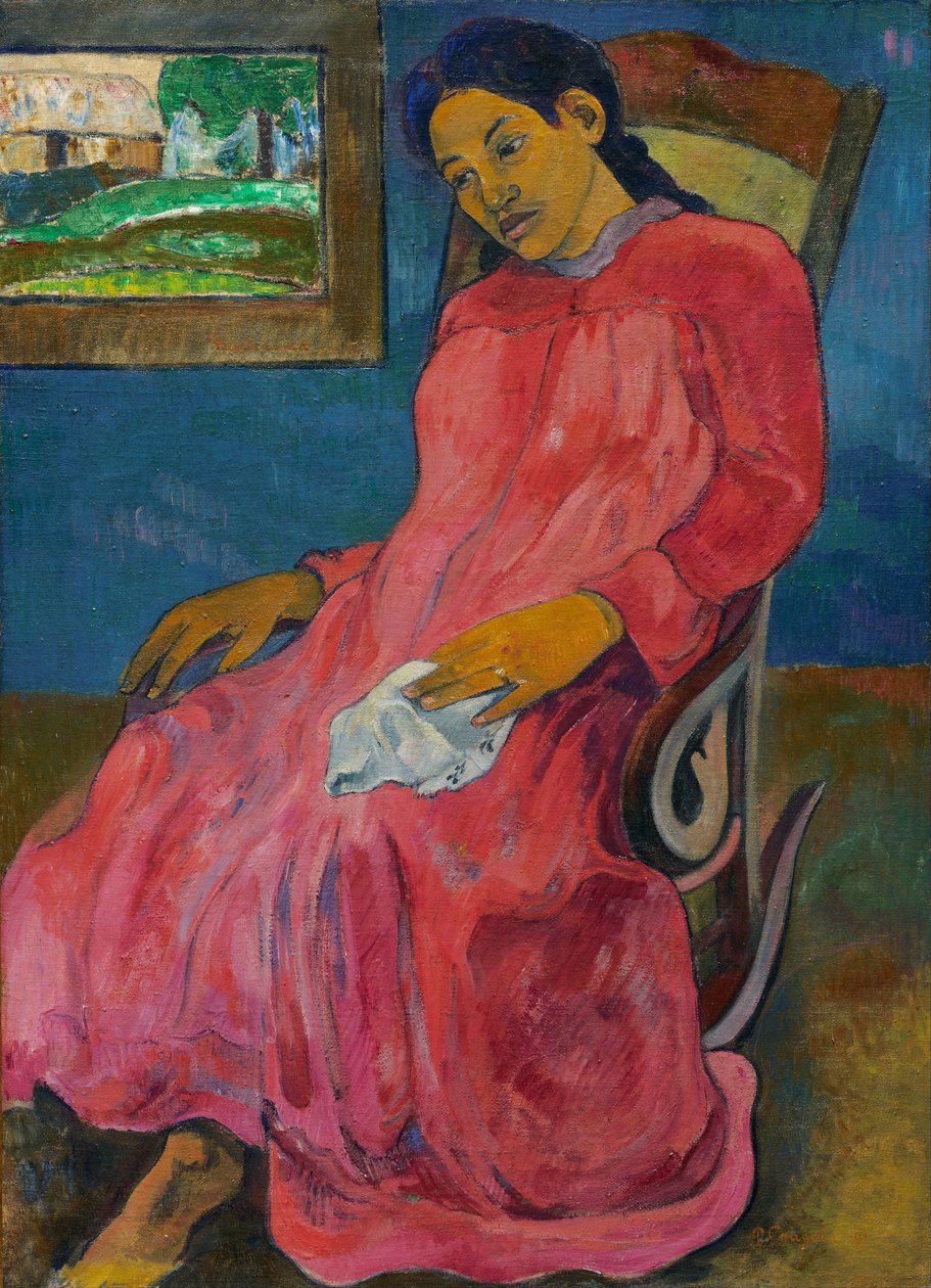 Faaturuma Melancholic, 1891 by Paul Gauguin