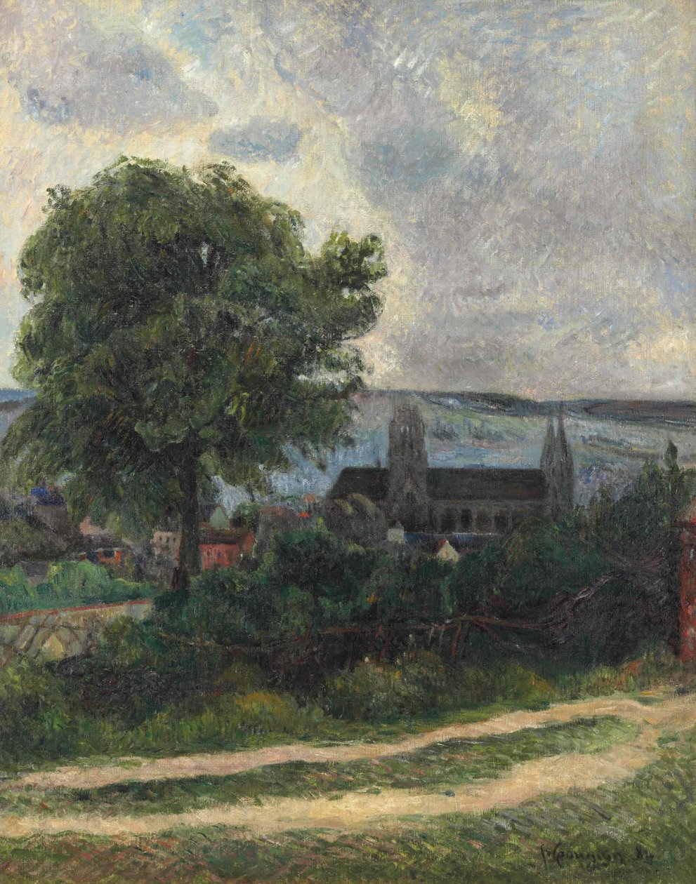 Rouen, Saint-Ouen Church by Paul Gauguin