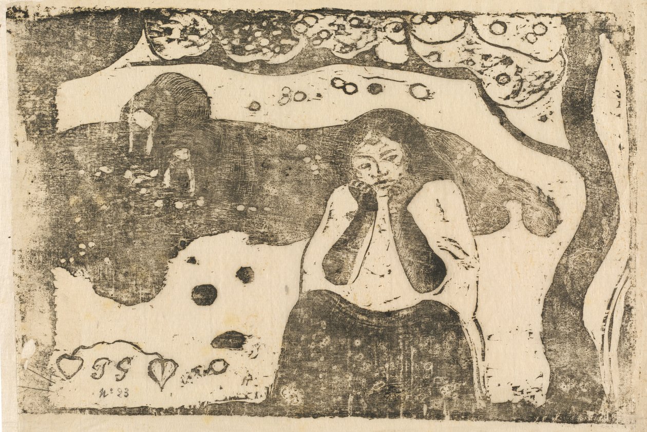 Human Sorrow, in or after 1895 by Paul Gauguin