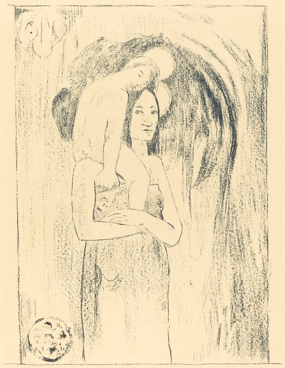 We Greet Thee, Mary by Paul Gauguin