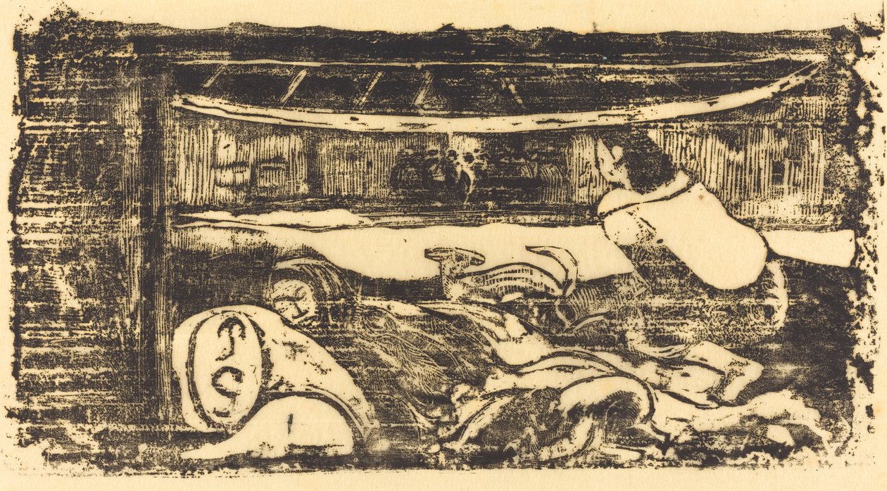 Interior of a Hut, in or after 1895 by Paul Gauguin