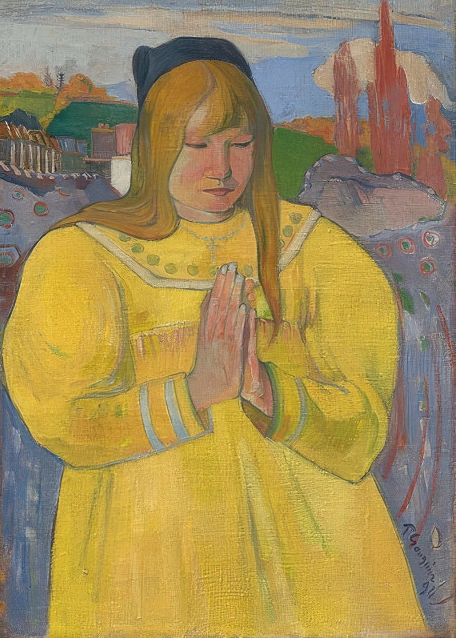 Young Christian Girl. 1984 by Paul Gauguin