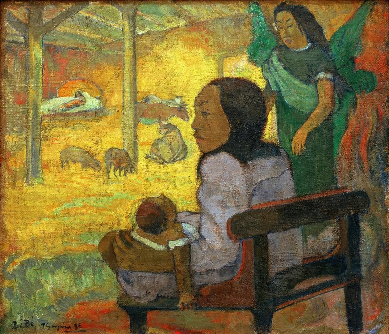 Little Child (Tahitian Christmas) by Paul Gauguin