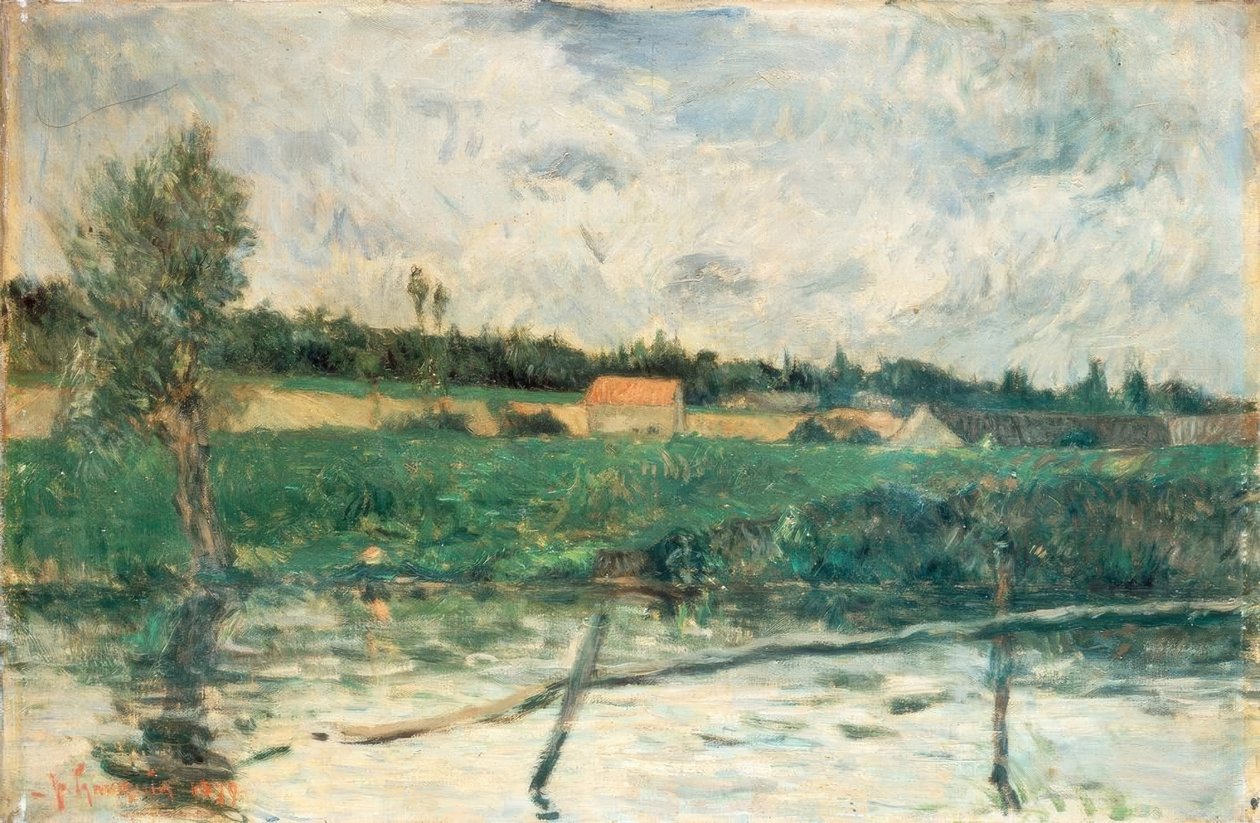 Landscape in Brittany by Paul Gauguin
