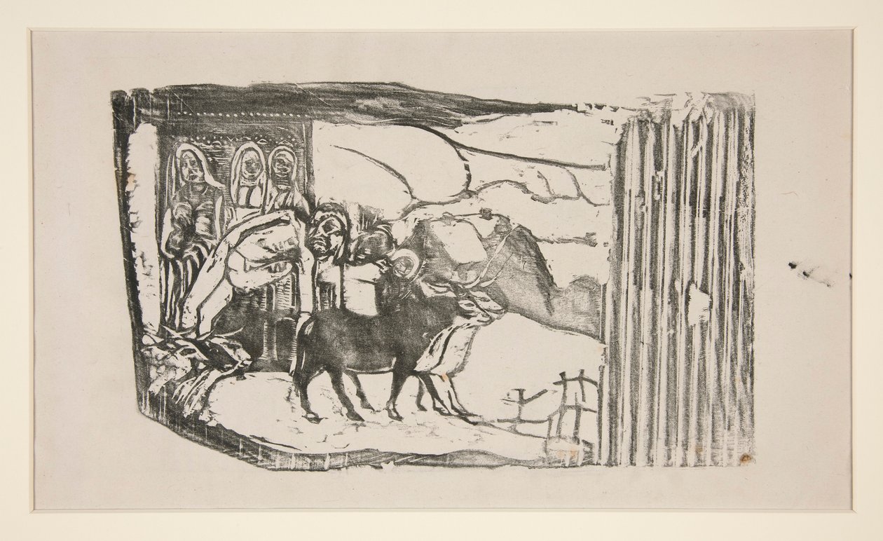 Wayside Shrine in Brittany by Paul Gauguin