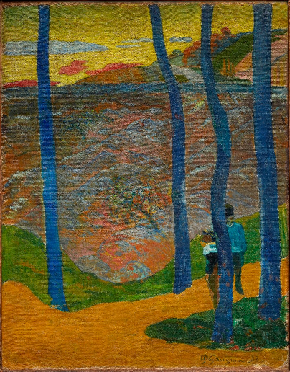 Blue Trees. Your Turn Will Come, My Beauty! by Paul Gauguin