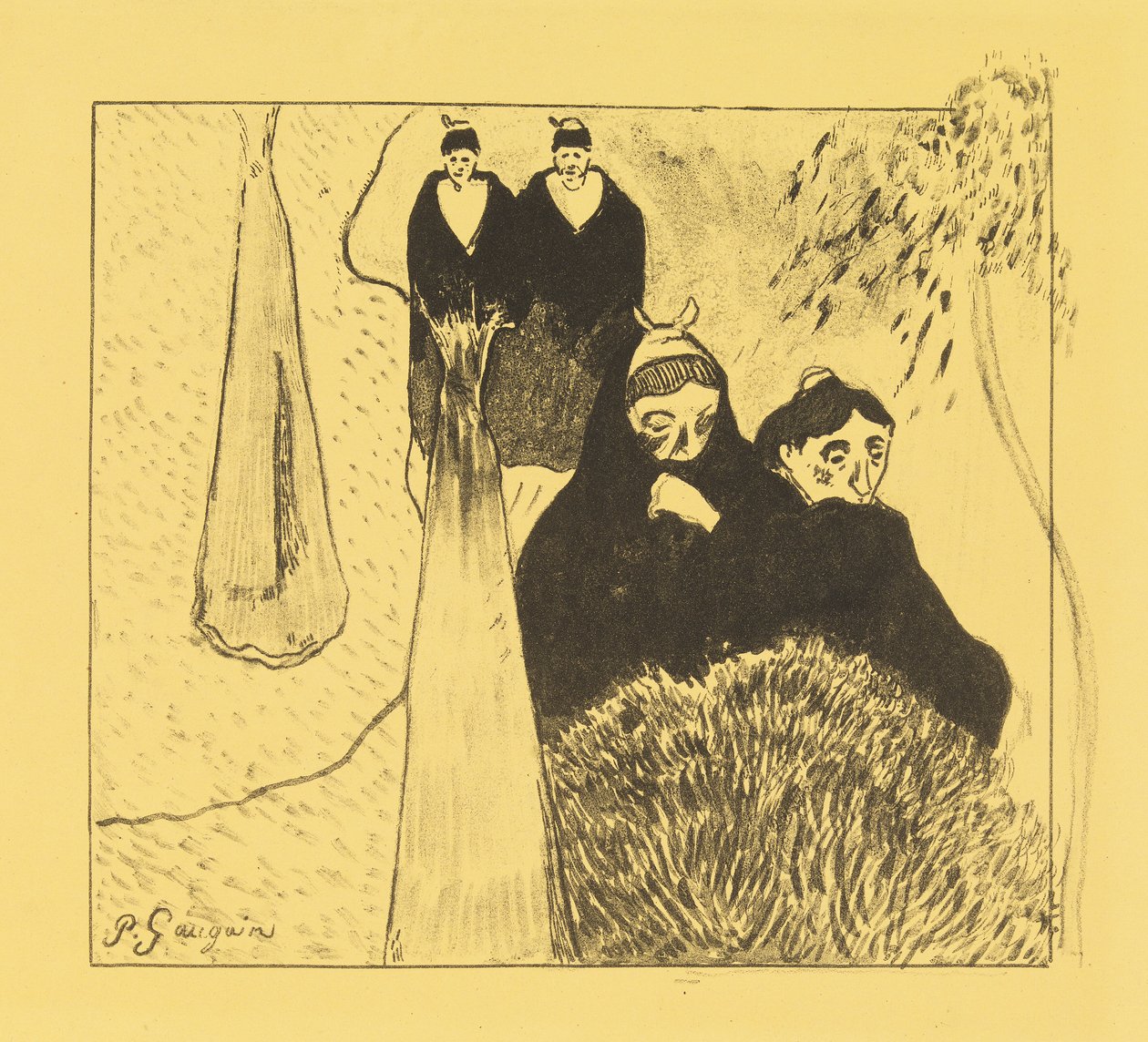 The Old Maids by Paul Gauguin