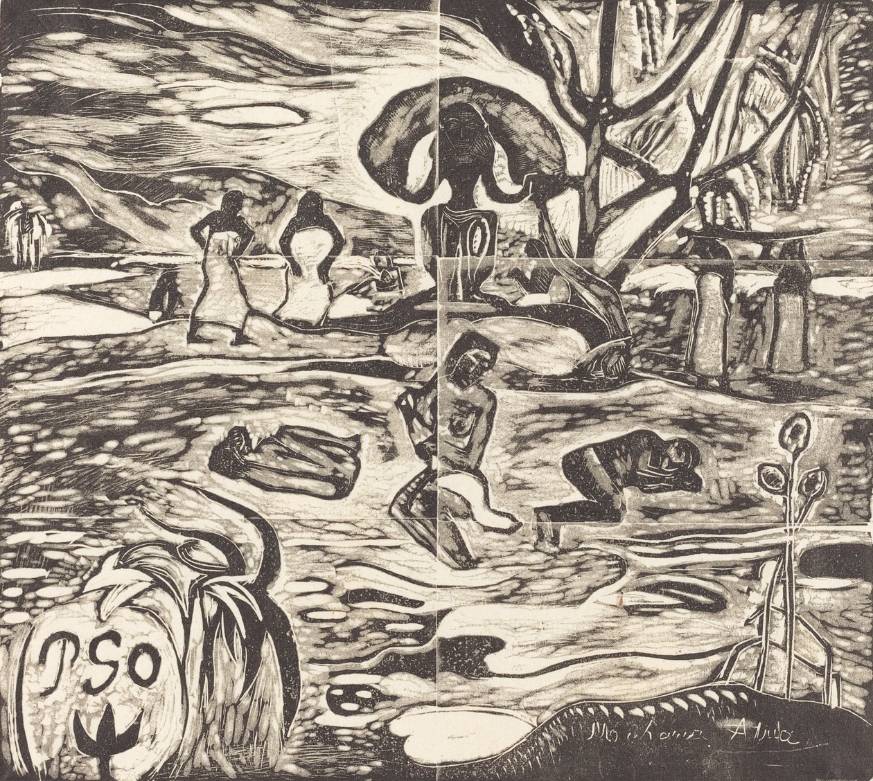 Mahana Atua The Food of the Gods by Paul Gauguin