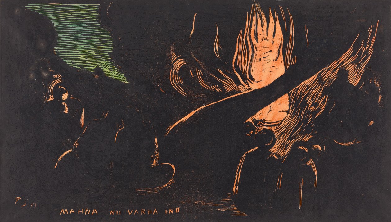 The Devil Speaks by Paul Gauguin