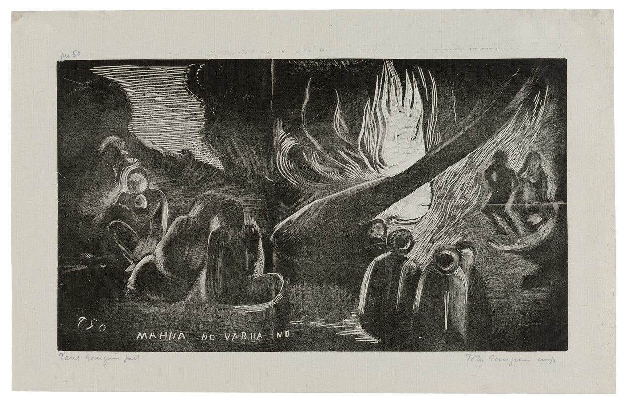 The Devil Speaks, from the Noa Noa Suite by Paul Gauguin
