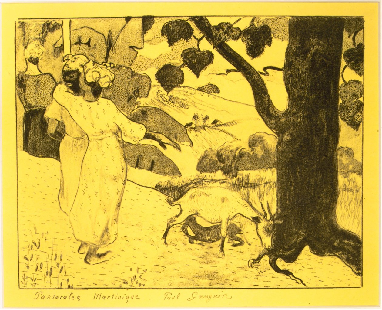 Martinique Pastorals, from the Volpini Suite: Dessins Lithographiques, 1889 by Paul Gauguin