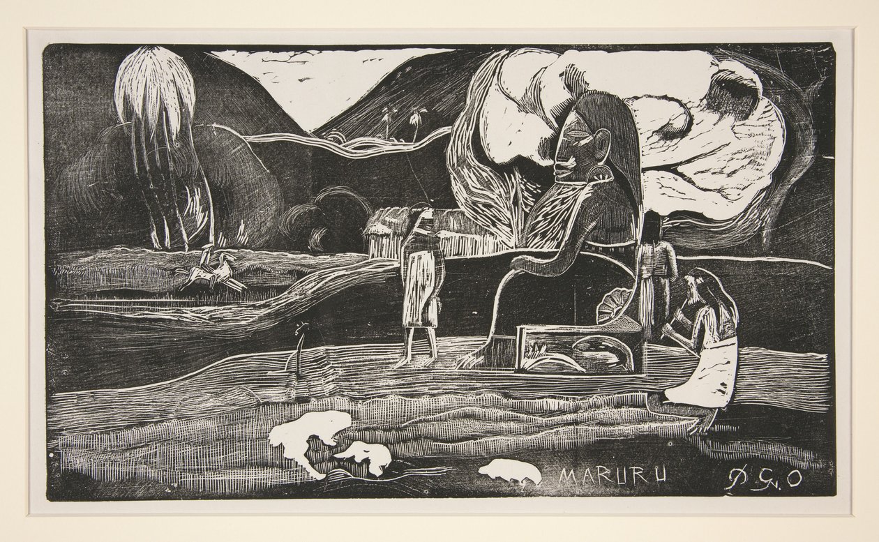 Maruru; Merci - An Offering of Gratitude by Paul Gauguin
