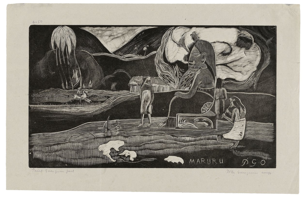 Offerings of Gratitude, from Noa Noa by Paul Gauguin