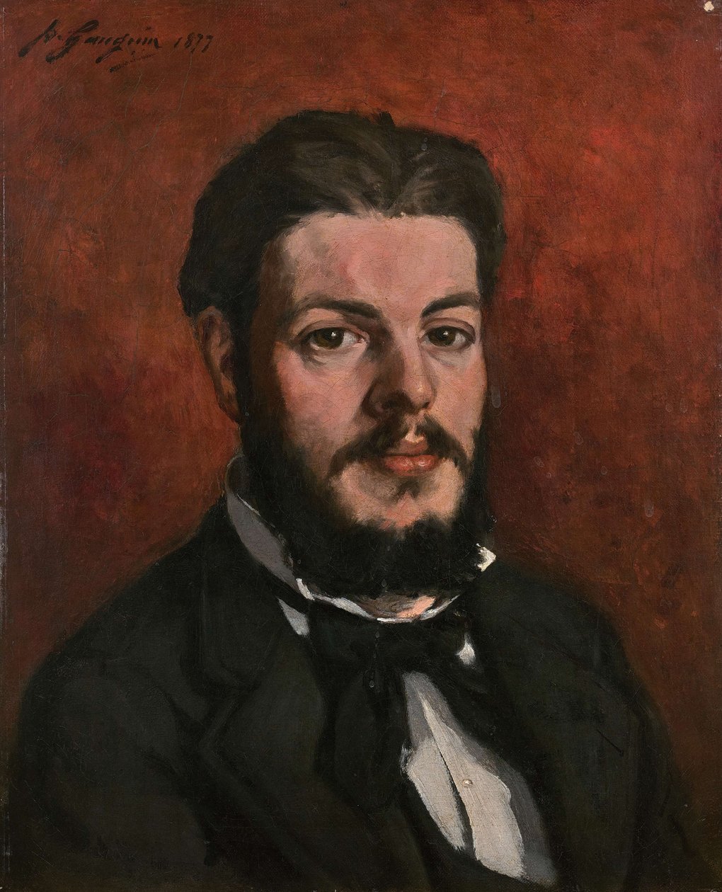 Portrait of Claude Antoine Charles Favre, 1877 by Paul Gauguin