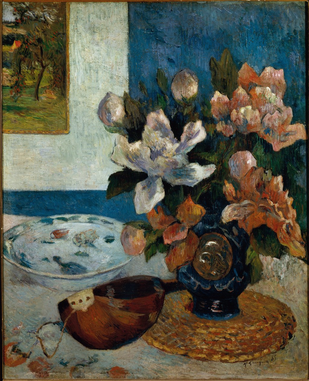Still-life with mandolin by Paul Gauguin