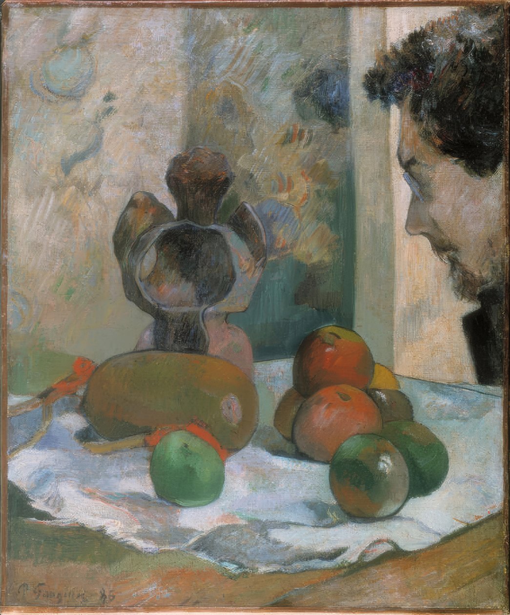 Still Life with Profile of Laval by Paul Gauguin
