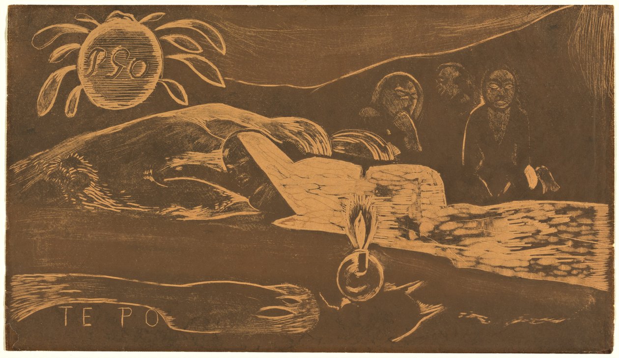 Te Po (The Long Night) by Paul Gauguin