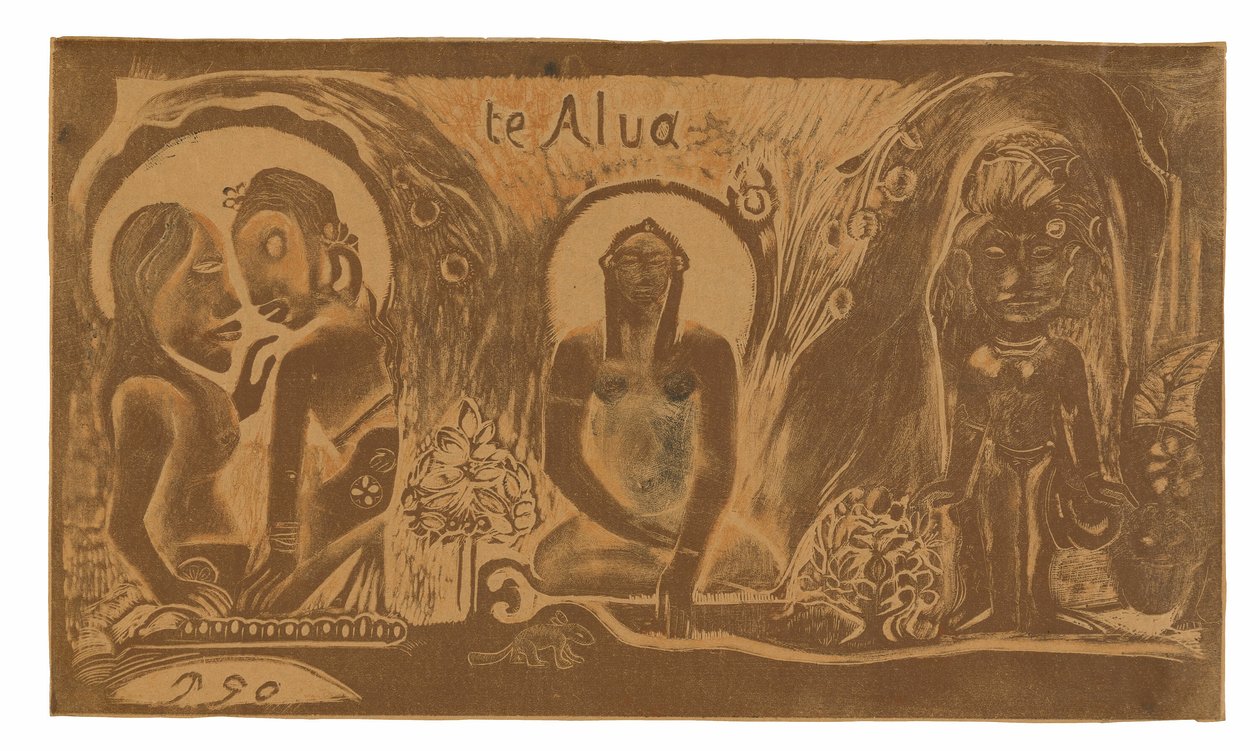 The God, from the Noa Noa Suite by Paul Gauguin