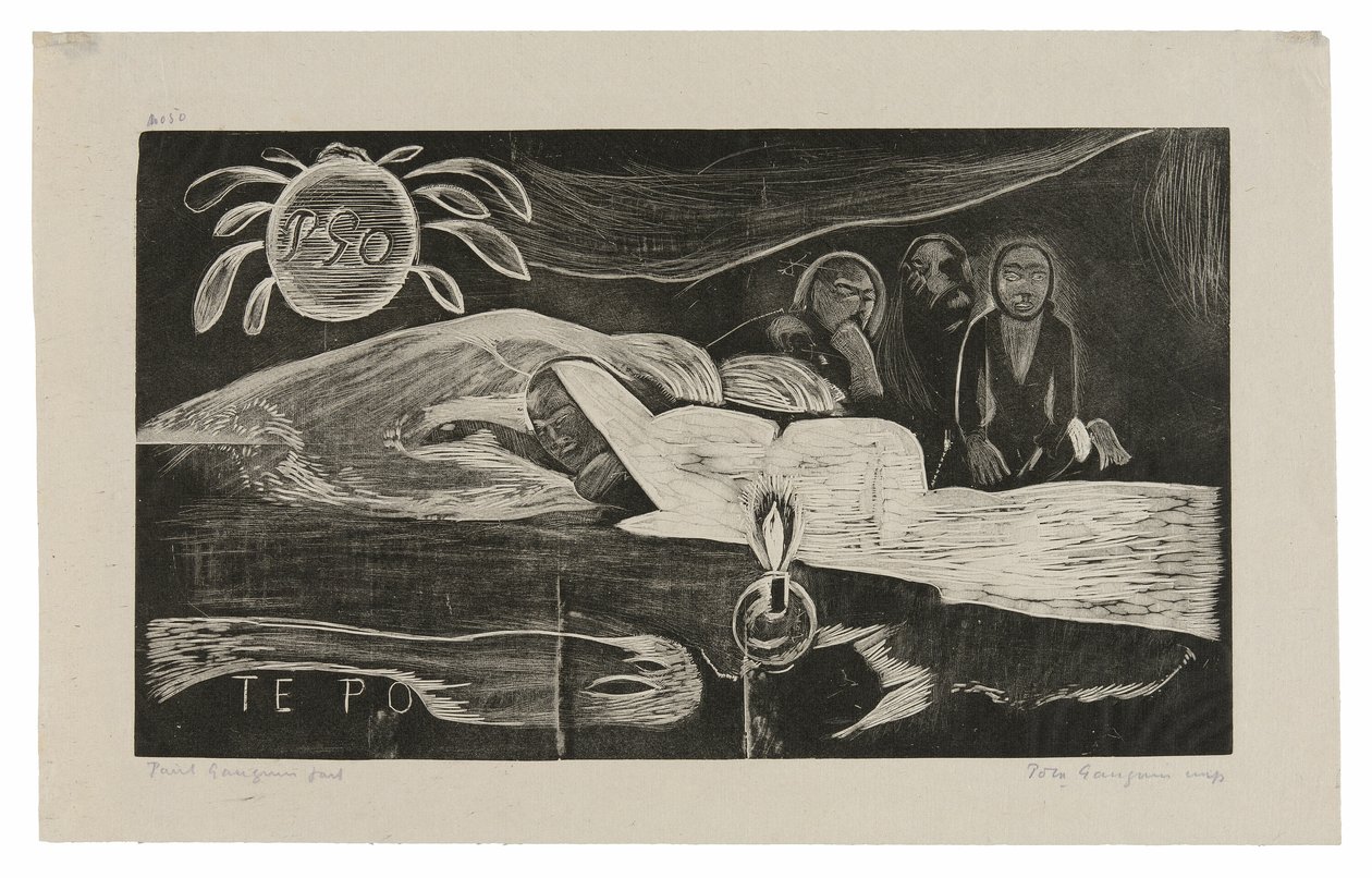 Te po (The Night), from the Noa Noa Suite by Paul Gauguin