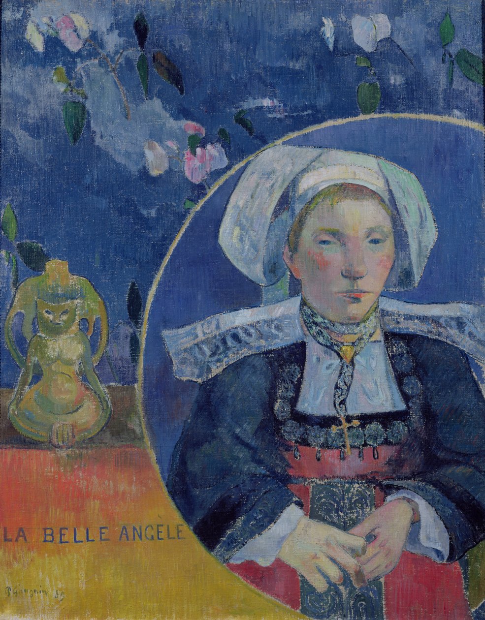 The Beautiful Angel (Madame Angele Satre, the Innkeeper at Pont-Aven) by Paul Gauguin