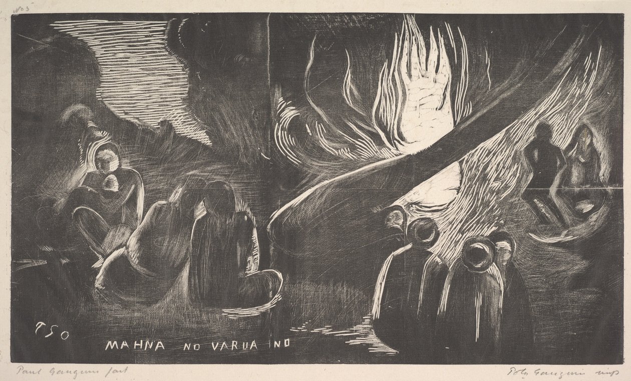 The Devil Speaks by Paul Gauguin