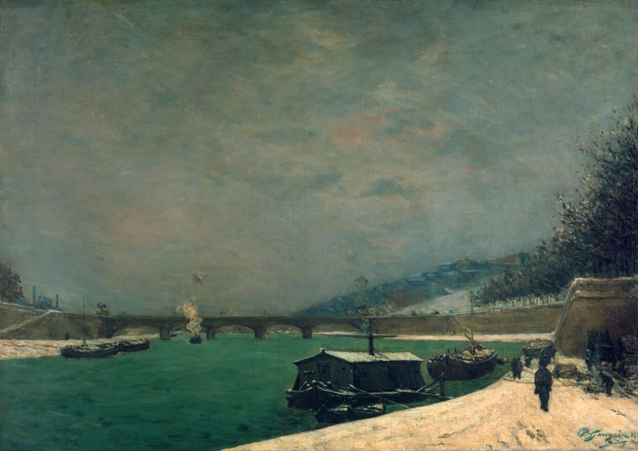 The Seine Near the Pont de Jena by Paul Gauguin