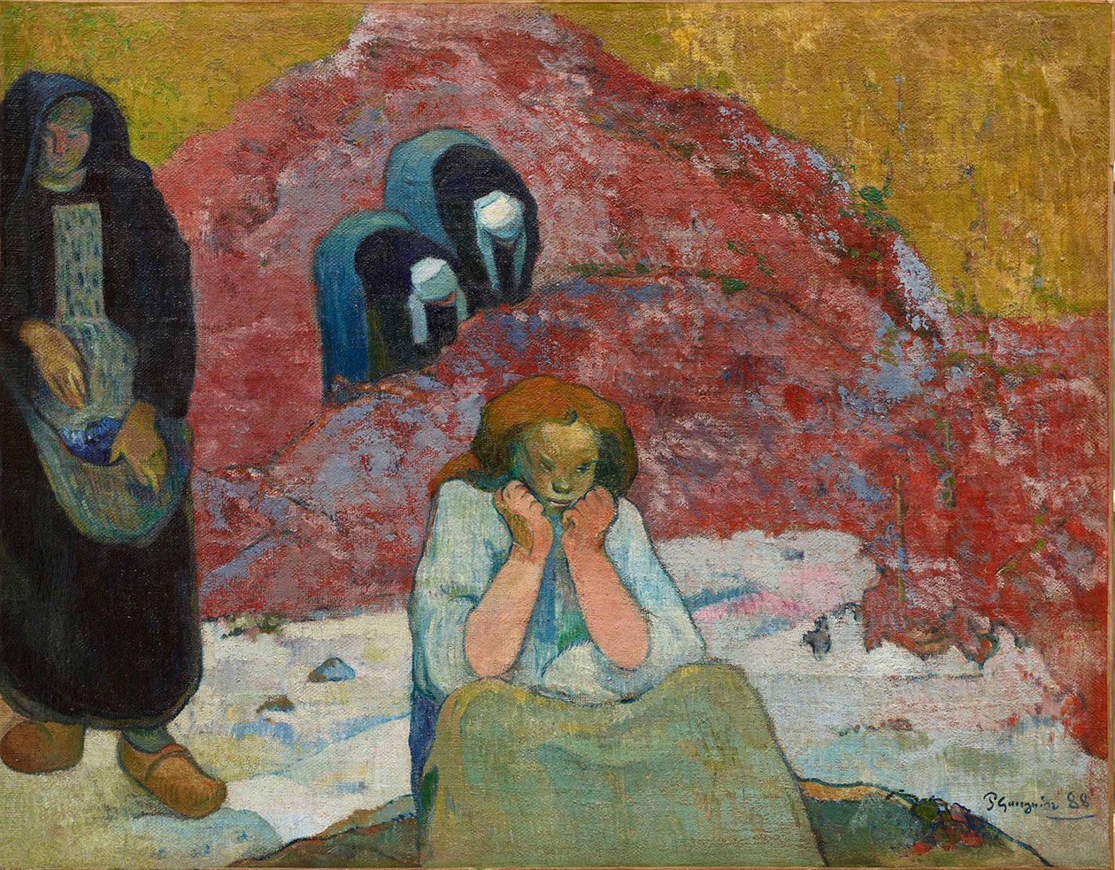 The Wine Harvest, Human Misery by Paul Gauguin