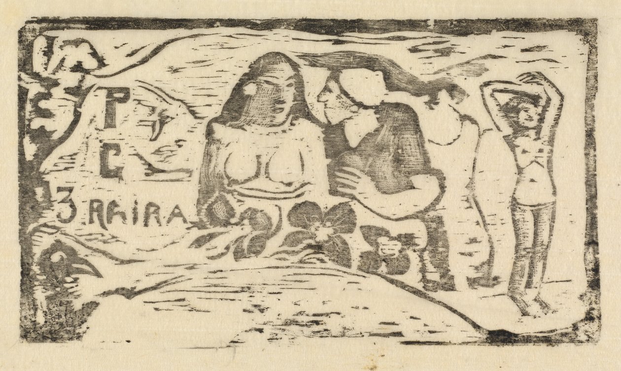 Title Page for Le Sourire by Paul Gauguin