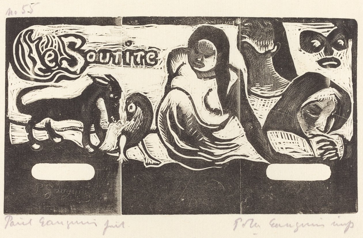 Title Page for Le Sourire by Paul Gauguin
