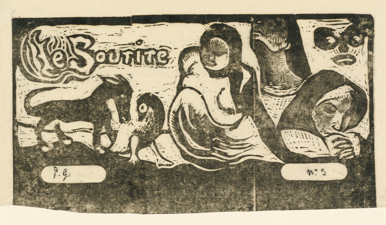 Title Page for Le Sourire by Paul Gauguin
