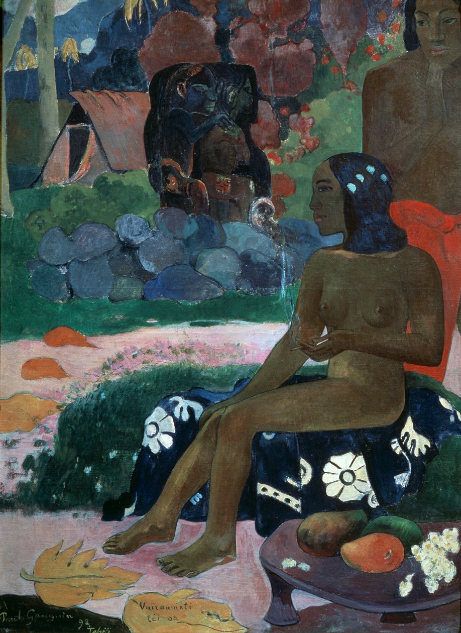 Vairaumati Tei Oa Her Name is Vairaumati, 1892 by Paul Gauguin