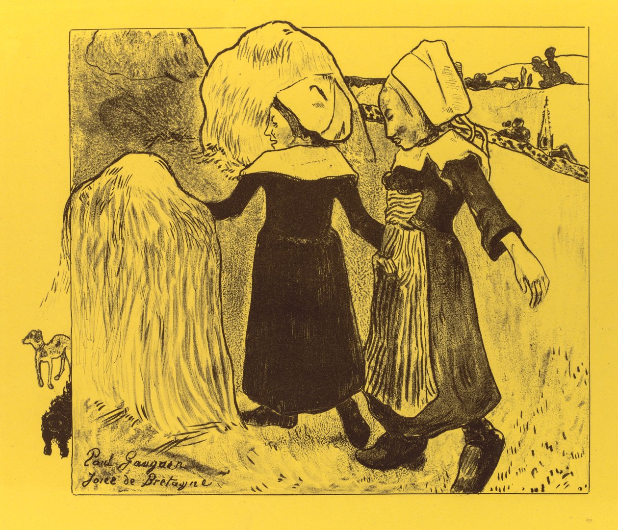 Volpini Suite: Joys of Brittany by Paul Gauguin